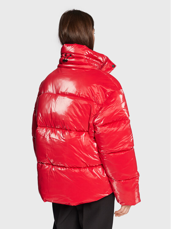 Calvin Klein Jeans Calvin Klein Jeans Winterjacke J20J219838 Rot Oversize