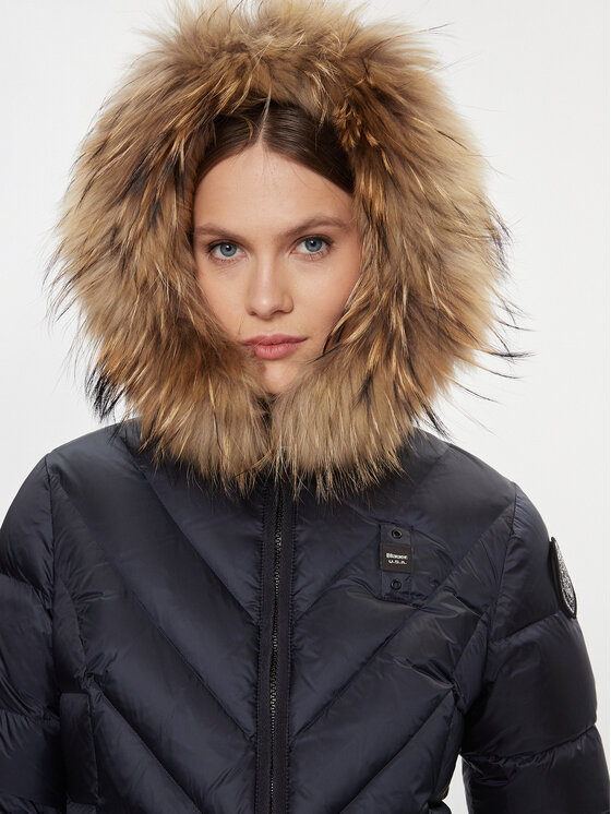 Blauer Blauer Daunenjacke 23WBLDC03141 Dunkelblau Regular Fit
