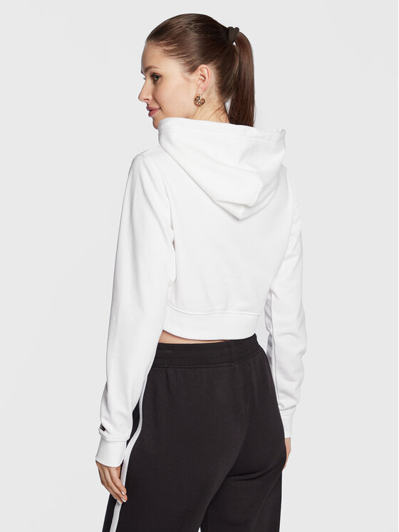 Tommy Jeans Tommy Jeans Felpa Archive DW0DW14927 Bianco Cropped Fit