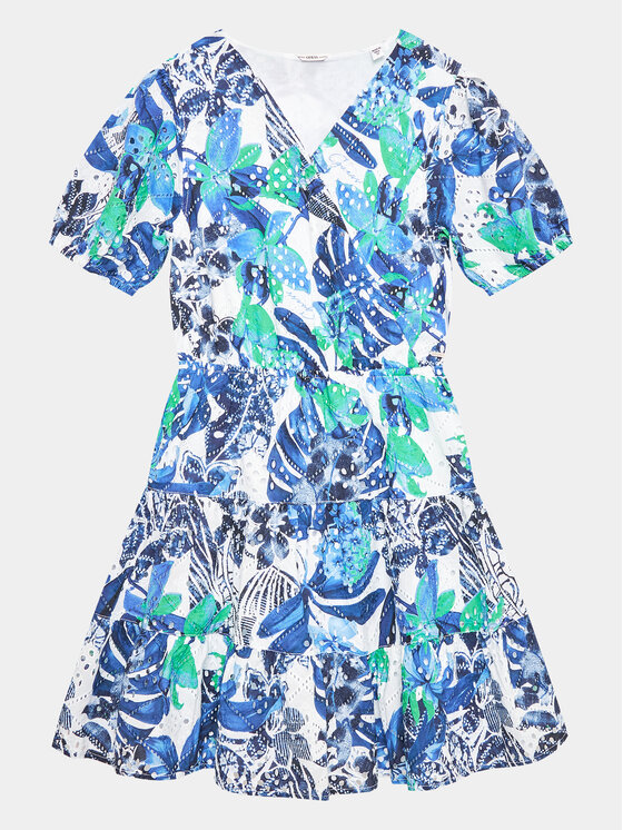 Guess Guess Kleid für den Alltag J3GK04 WFGJ0 Blau Regular Fit