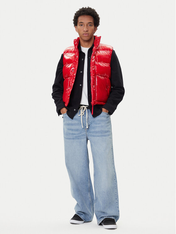 HUGO HUGO Weste 50547981 Rot Regular Fit