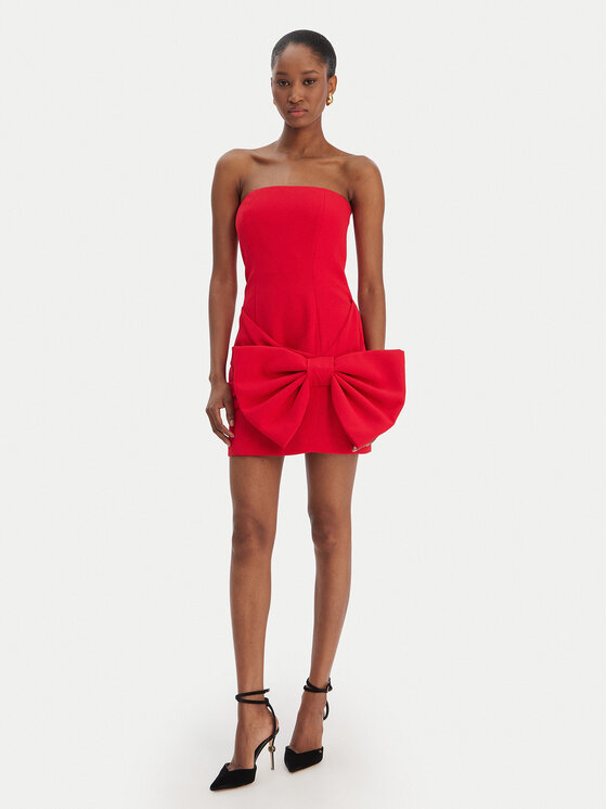 Marella Marella Rochie cocktail Editore 2613221013 Roșu Slim Fit