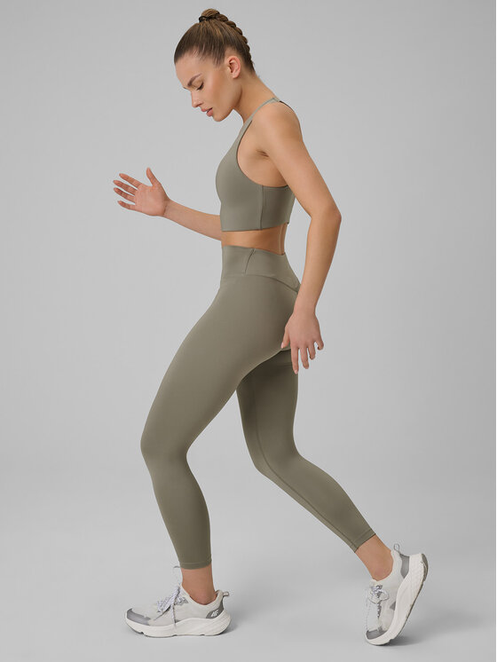 4F 4F Legginsy MULTI ACTIVE Zielony Slim Fit
