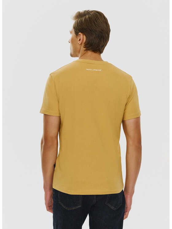 Pako Lorente Pako Lorente T-Shirt P24SF-TT-001 Żółty Regular Fit