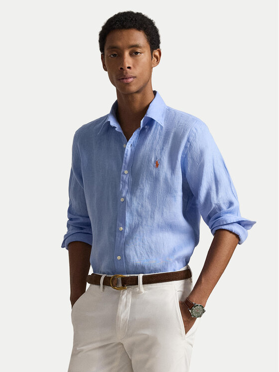 Polo Ralph Lauren Košeľa 710968915504 Modrá Regular Fit