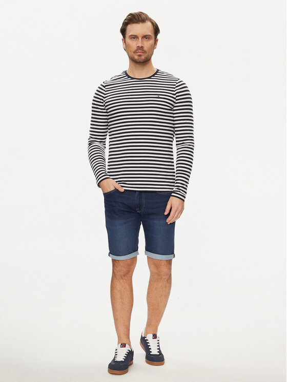 Pepe Jeans Pepe Jeans Džínsové šortky Slim Gymdigo Short PM801075DP4 Modrá Slim Fit