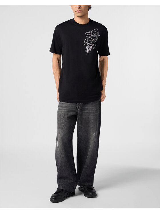 PHILIPP PLEIN PHILIPP PLEIN T-Shirt 31079 Czarny Regular Fit