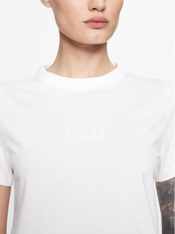 HUGO Hugo Tričko Classic 50500464 Biela Relaxed Fit
