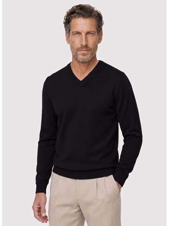 Pako Lorente Pako Lorente Sweter P26WP-2X-008 Czarny Straight Fit