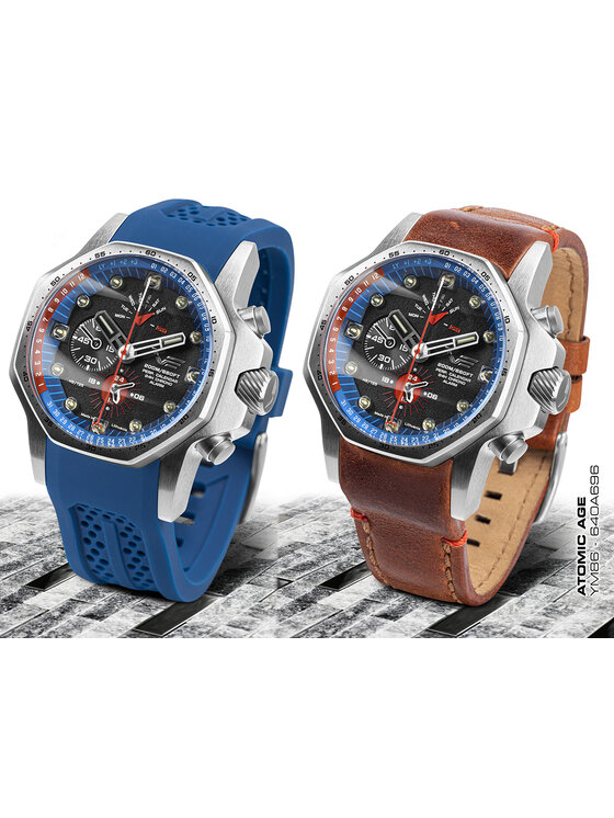 Vostok Europe Vostok Europe Zegarek YM86-640A696S Niebieski