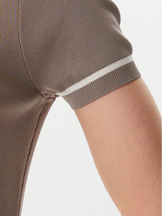 Guess Guess Trikotāžas kleita V5GK00 Z3D60 Brūns Regular Fit