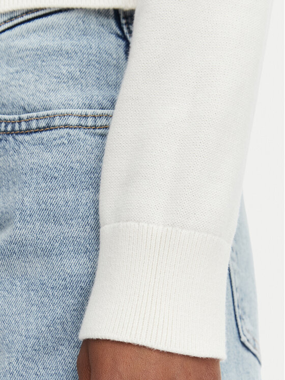 Tommy Jeans Tommy Jeans Maglione Flag DW0DW22930 Bianco Regular Fit