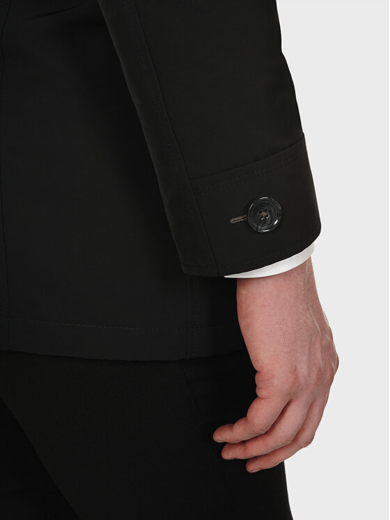 Evenemen Evenemen Płaszcz przejściowy RUFFO C Czarny Slim Fit