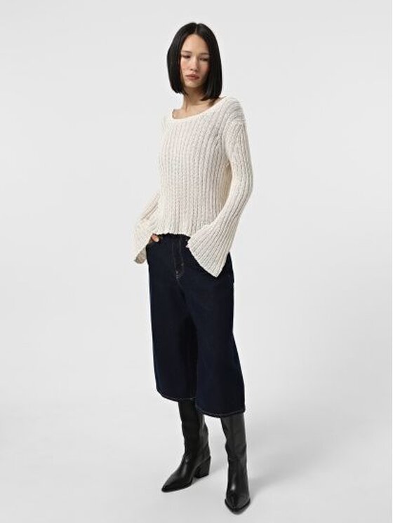 PINKO PINKO Maglione Leslie maglia soft cotton Bianco Fitted Fit
