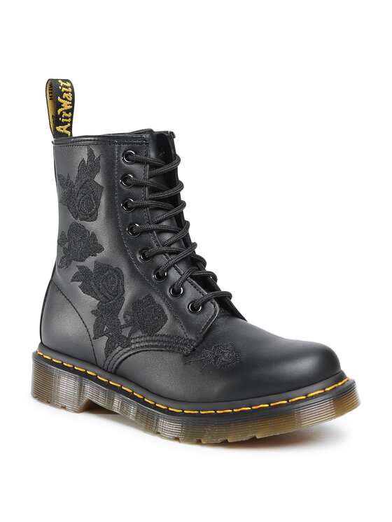 Dr. Martens Vonda Mono Black 14-Eye Zip Boot | Dr. Martens - Womens | China  Blue Shoes