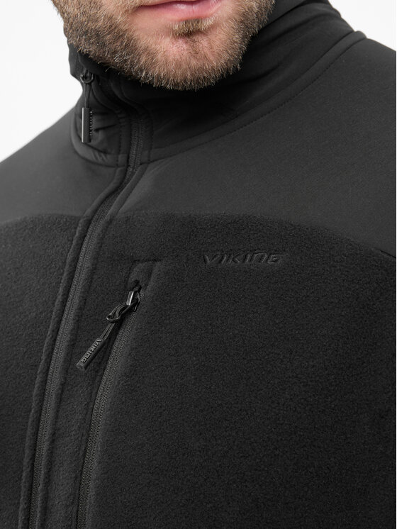 Viking Viking Bluza Migano Man Czarny Regular Fit
