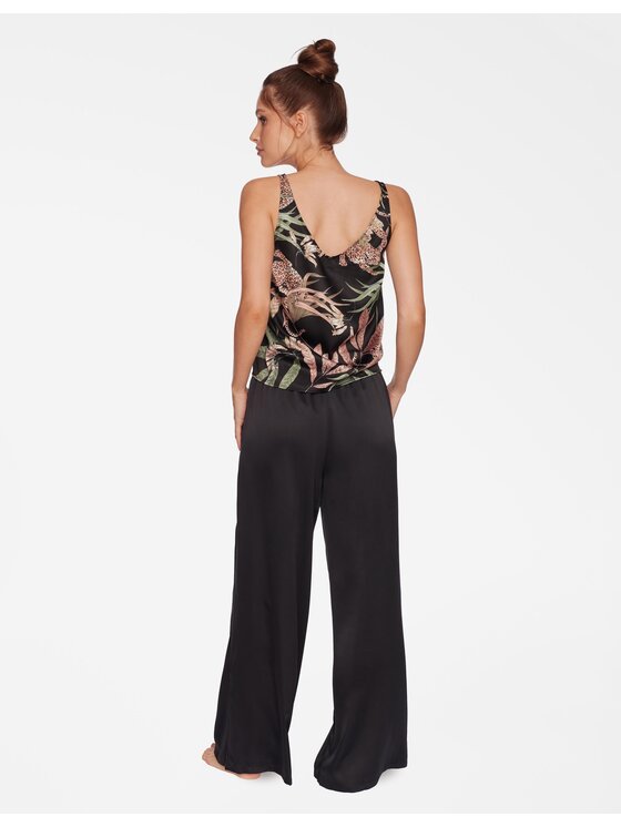 Esotiq Esotiq Piżama 40191-99X Czarny Regular Fit