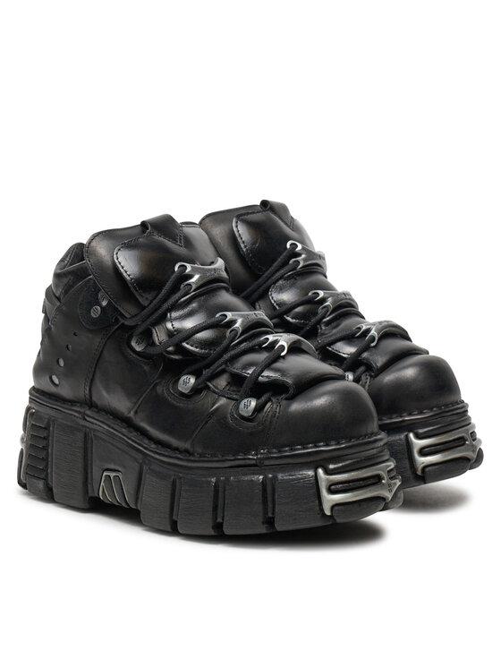 NEW ROCK NEW ROCK Sneakersy M-106-S1 Černá