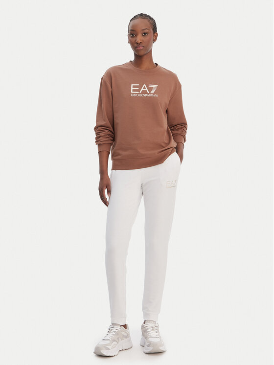 EA7 Emporio Armani EA7 Emporio Armani Pantaloni trening 8NTP66 TJ9RZ U0002 Alb Regular Fit