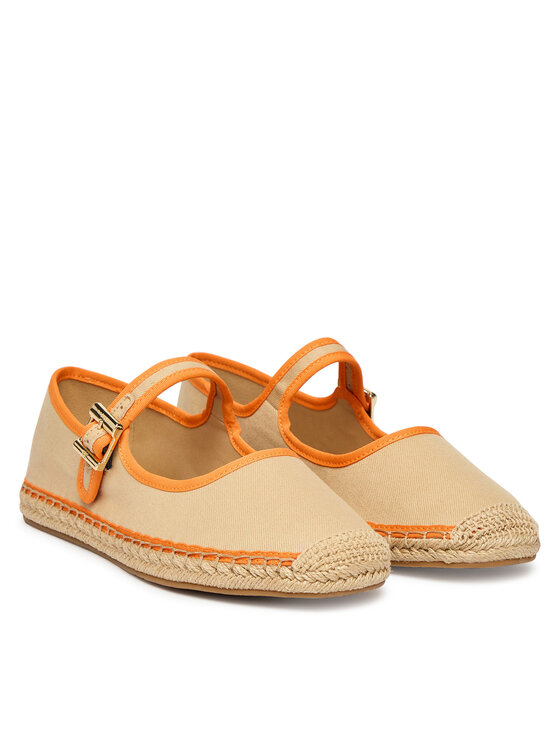 Tommy Hilfiger Tommy Hilfiger Espadrillid Buckle Maryjane Espadrille FW0FW09239 Beež