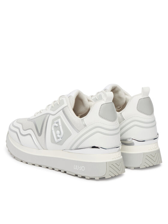 Liu Jo Liu Jo Sneakersy Maxi Wonder Tech 01 BA6021 TX519 Bílá
