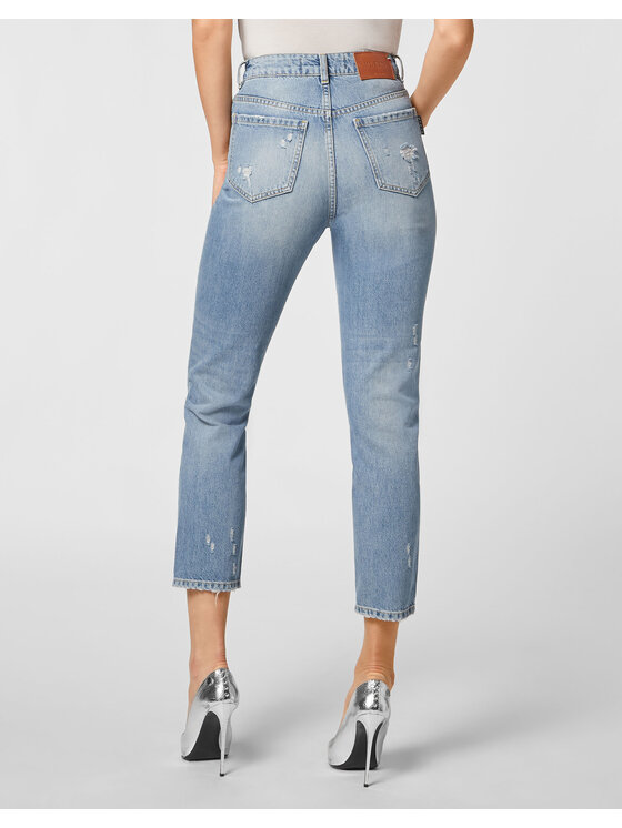 PHILIPP PLEIN PHILIPP PLEIN Jeansy 30442 Niebieski Boyfriend Fit