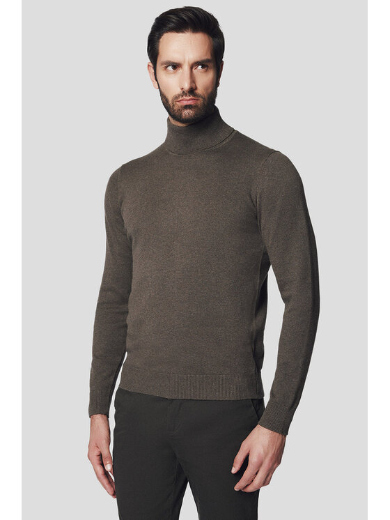 Lancerto Lancerto Golf Mikkel SW073224000067 Brązowy Regular Fit