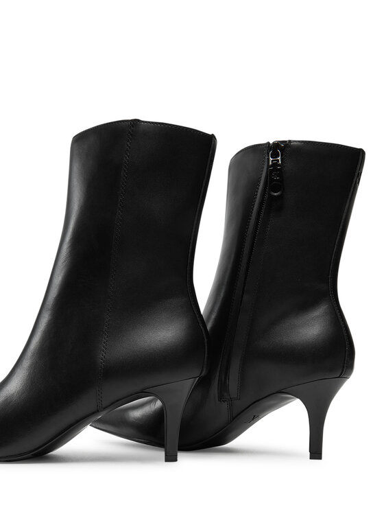 Calvin Klein Jeans Calvin Klein Jeans Čizme 60Mm Stiletto Heel Bootie YW0YW01836 Crna