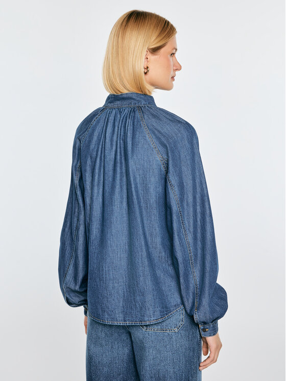 BIG STAR BIG STAR Koszula jeansowa BLAIR Granatowy Comfort Fit