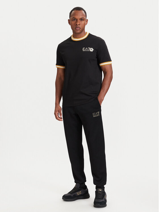 EA7 Emporio Armani EA7 Emporio Armani Marškinėliai 7M002131 AF12957 UC001 Juoda Regular Fit