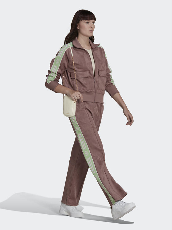 adidas adidas Donji dio trenerke HM1518 Smeđa Regular Fit