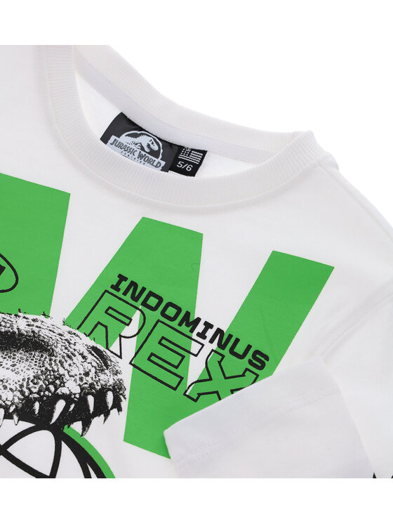Original Marines Original Marines Bluse JURASSIC WORLD DCAV2628B Weiß Regular Fit