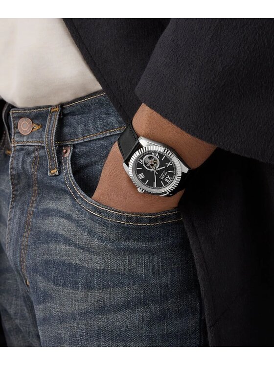 Guess Guess Zegarek GW0985G1 Srebrny