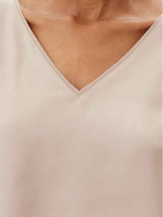 Marella Marella Bluse Lien 2515161092 Écru Regular Fit