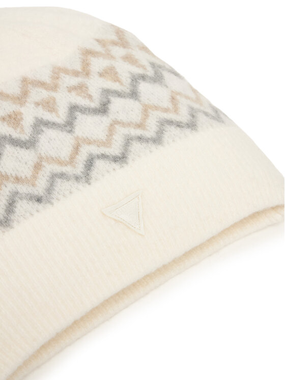 Guess Guess Šalles un cepures komplekts M4PZ60 Z3LQ0 Écru