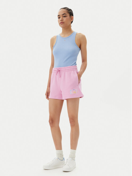 Gap Gap Спортни шорти 769323-09 Розов Regular Fit