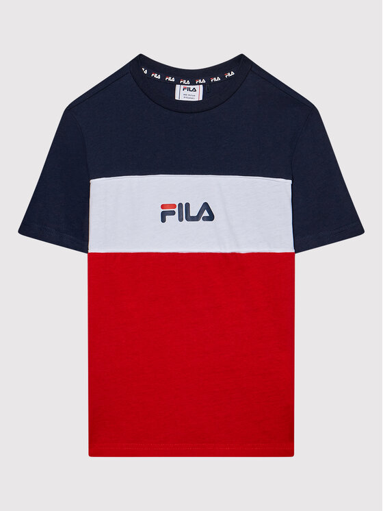 Fila Fila T-shirt Mika 688759 Tamnoplava Regular Fit