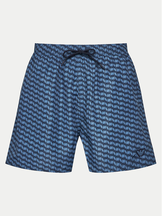 Emporio Armani Underwear Emporio Armani Underwear Szorty kąpielowe EM000583 AF12342 F9035 Niebieski Regular Fit