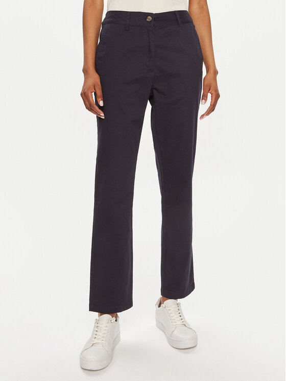 Gant Chino nohavice 4150261 Tmavomodrá Slim Fit