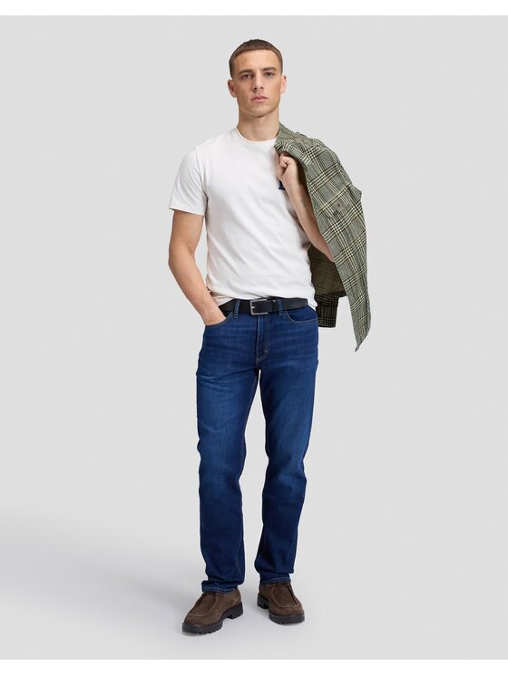 Lee Lee Jeansy WEST Niebieski Straight Leg