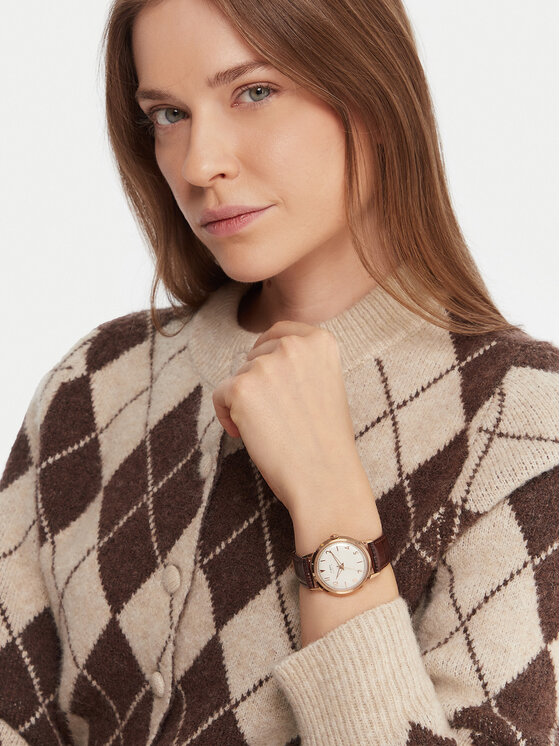 Timex Timex Ročna ura Marlin TW2Y37700 Rjava