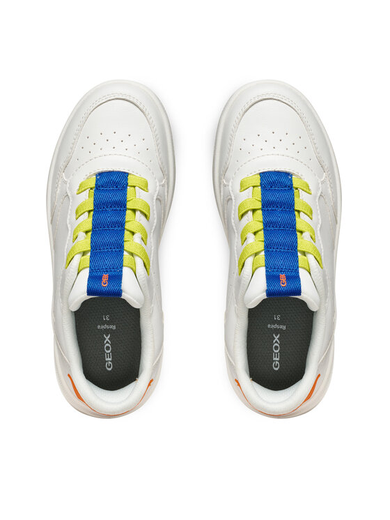 Geox Geox Sneakersy J Washiba Fast In Bo J56NRB 05415 C0293 S Bílá