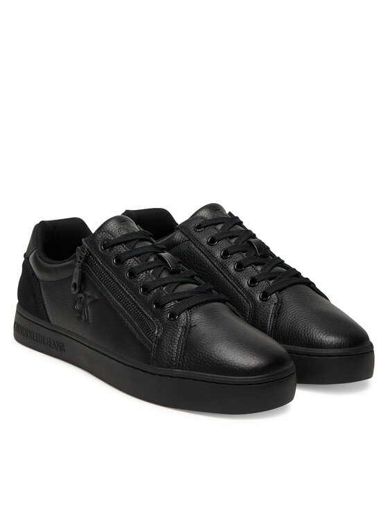 Calvin Klein Jeans Calvin Klein Jeans Sneakersy Classic Cupsole Zip Low In YM0YM01318 Czarny