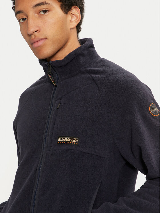 Napapijri Napapijri Fleecejacke T-Dolent NP0A4HZP Dunkelblau Regular Fit