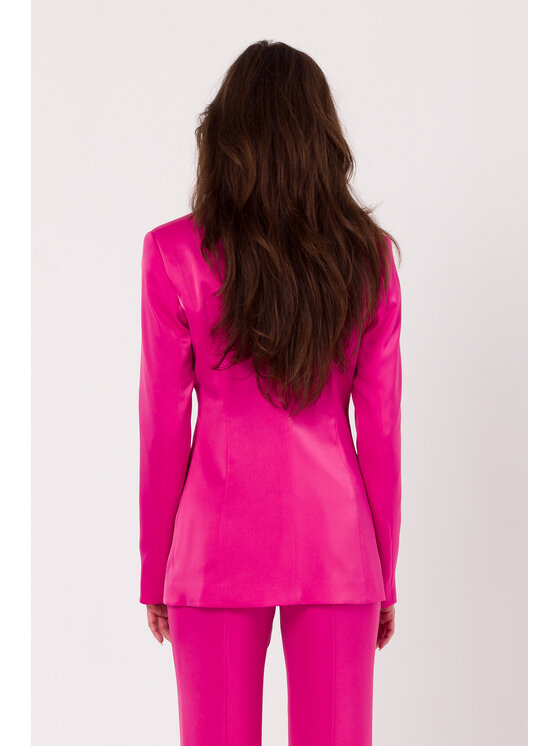 Makover Makover Giacca da abito K173 Rosa Modern Fit