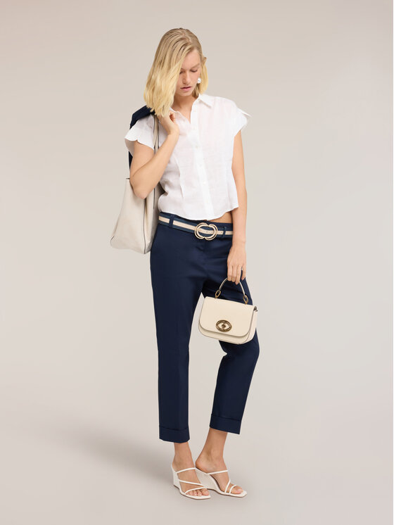 Motivi Motivi Camicia 5227W000520N011 Bianco Boxy Fit