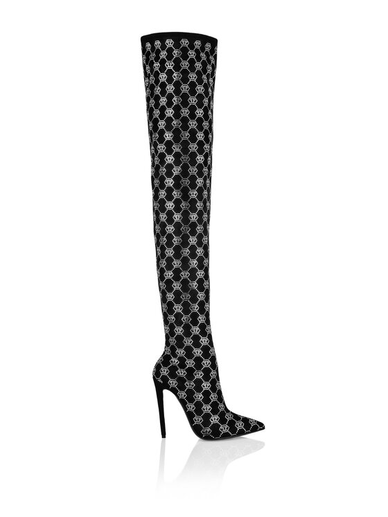 PHILIPP PLEIN PHILIPP PLEIN Kozačky 23045 Černá