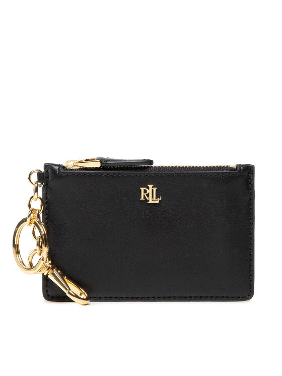 LAUREN RALPH LAUREN Lauren Ralph Lauren Custodie per carte di credito Zip Card Cas 432876731002 Nero