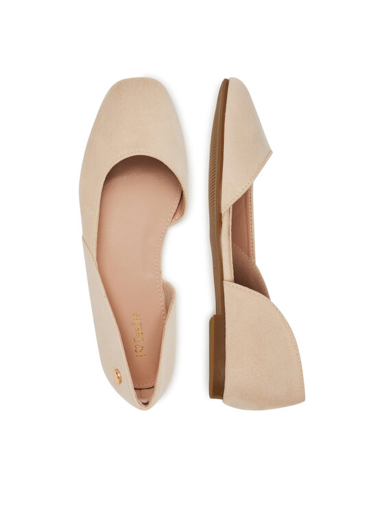 DeeZee DeeZee Ballerinas 9-830-B Beige