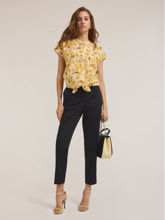 Motivi Motivi Camicia 5011W000487N0S8 Giallo Regular Fit